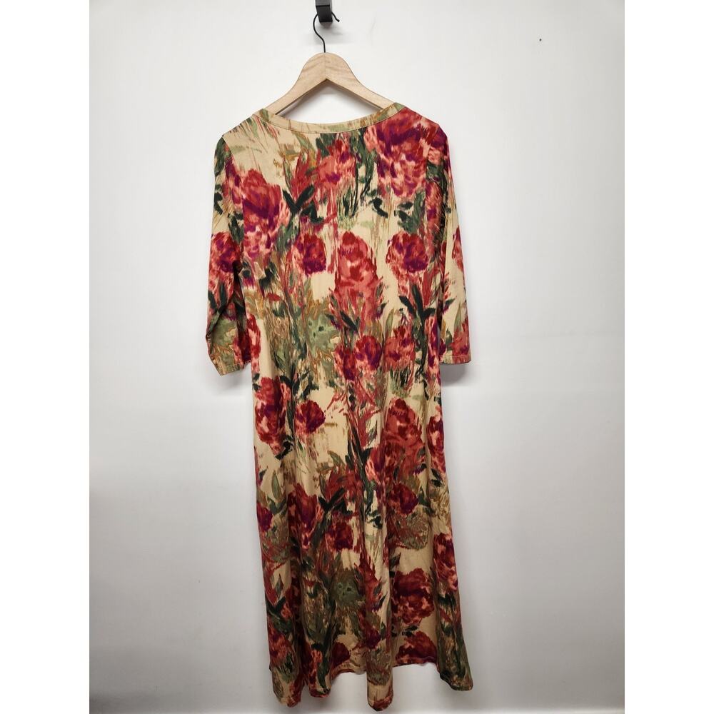 Soft Surroundings Women's Bundle Of 2 Maxi Bohemian Dresses, Sz XL. Multi Color - Picture 10 of 16